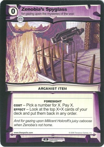 Zenobia's spyglass
